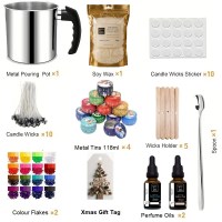 Σετ Κατασκευής Κερίων DIY για τα Χριστούγεννα - Candlemaking Starter Kit